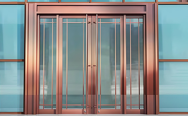 榆中玻璃地弹门